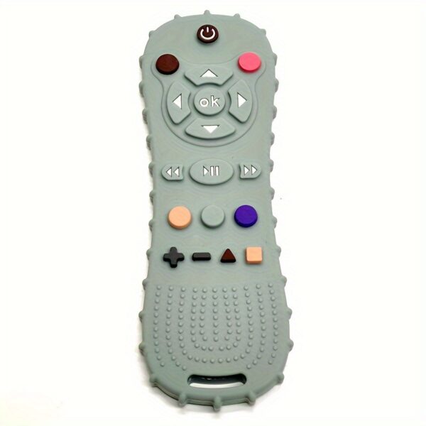 silicone remote control model soft silicone teething toy - - Color : Green