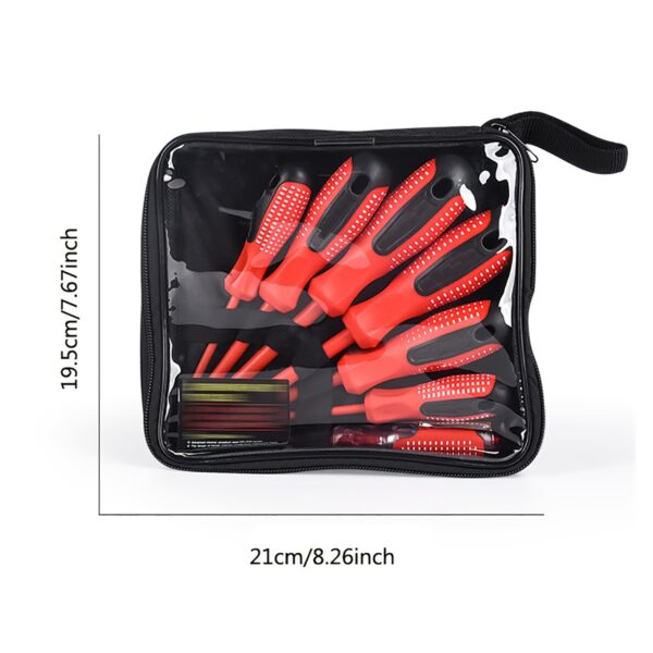 7pcs/set Multifunctional Electronic Screwdriver Mobile Phone Kit Automotive Precision Repair Tool Set Black Watch Mobile Phone Disassembly Repair Screwdriver Tool - Image 5