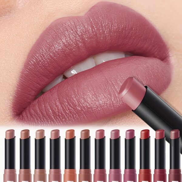 hydrating matte lipstick   moisturizing press on formula for   types   orange     hues