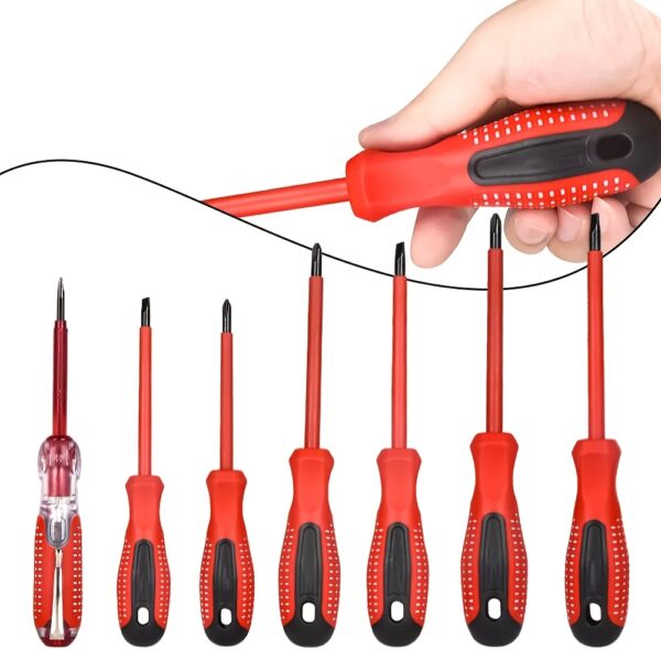 7pcs/set Multifunctional Electronic Screwdriver Mobile Phone Kit Automotive Precision Repair Tool Set Black Watch Mobile Phone Disassembly Repair Screwdriver Tool - Image 8